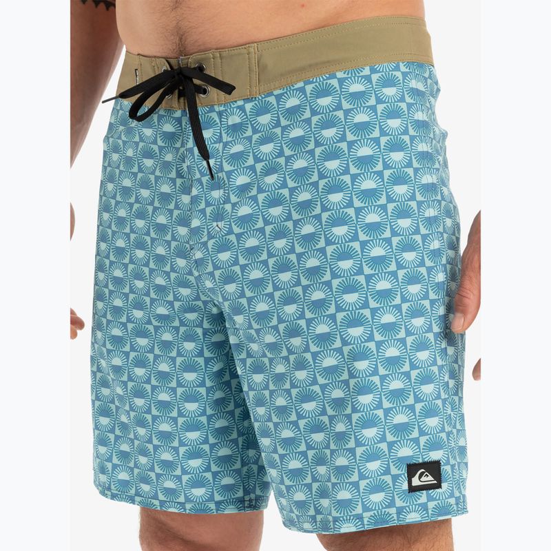 Șort de înot pentru bărbați Quiksilver Surfsilk Straight Leg 18" florever aquifer 7