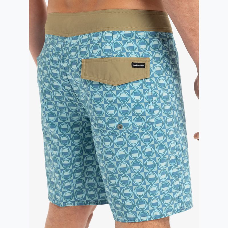 Șort de înot pentru bărbați Quiksilver Surfsilk Straight Leg 18" florever aquifer 8