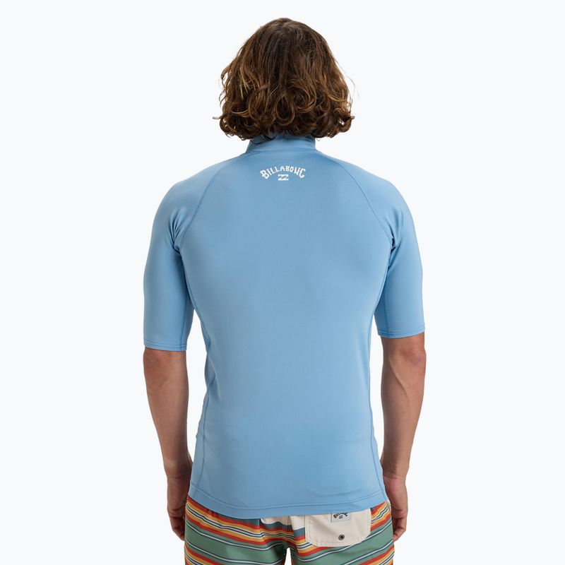 Tricou de înot pentru bărbați Billabong Waves All Day sky blue 3