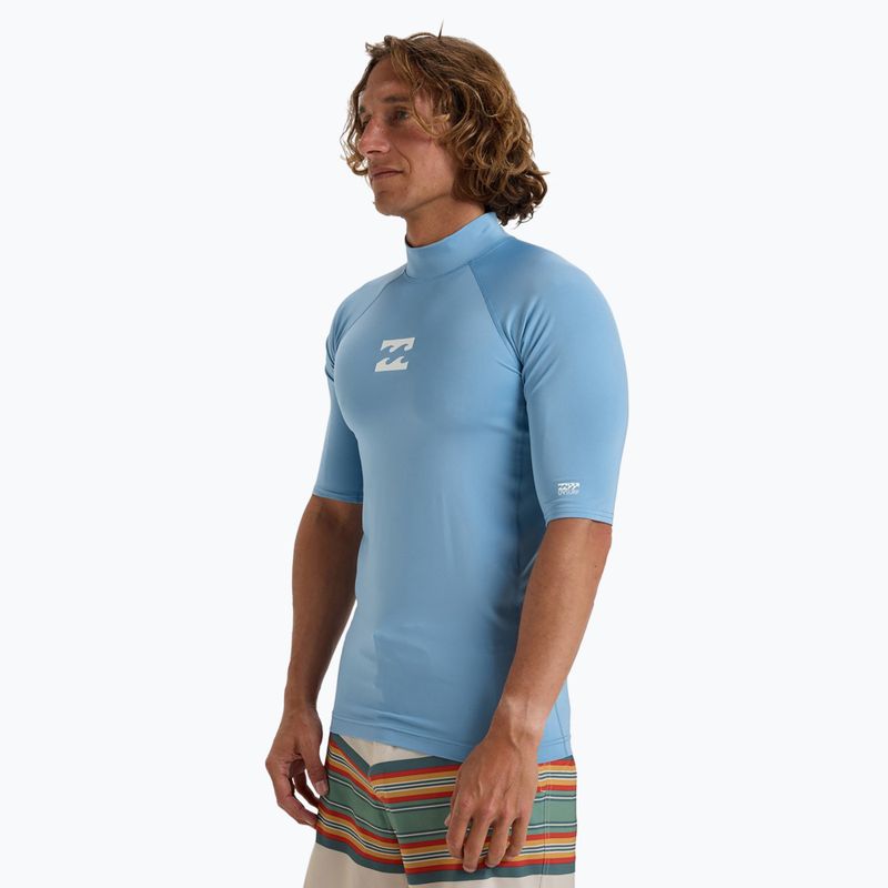 Tricou de înot pentru bărbați Billabong Waves All Day sky blue 4