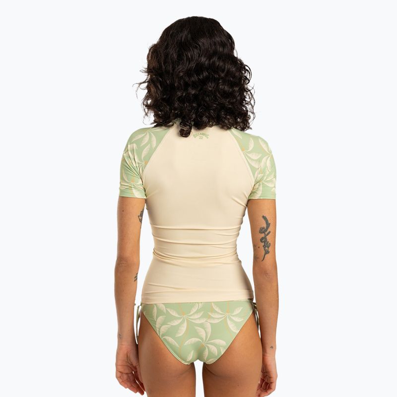Tricou de înot pentru femei Billabong Surf Capsule whitecap 3