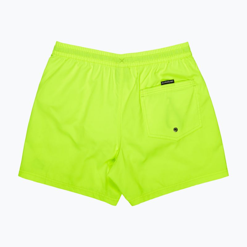 Pantaloni scurți de baie pentru bărbați Quiksilver Everyday Solid Volley 15" safety yellow 2