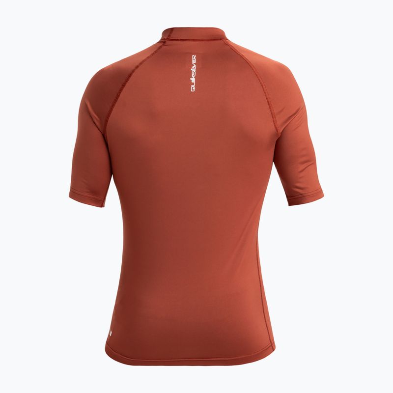 Tricou de înot pentru bărbați Quiksilver Everyday UPF50 henna 2