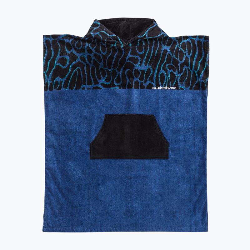 Poncho pentru copii Quiksilver Hoody Estate albastru