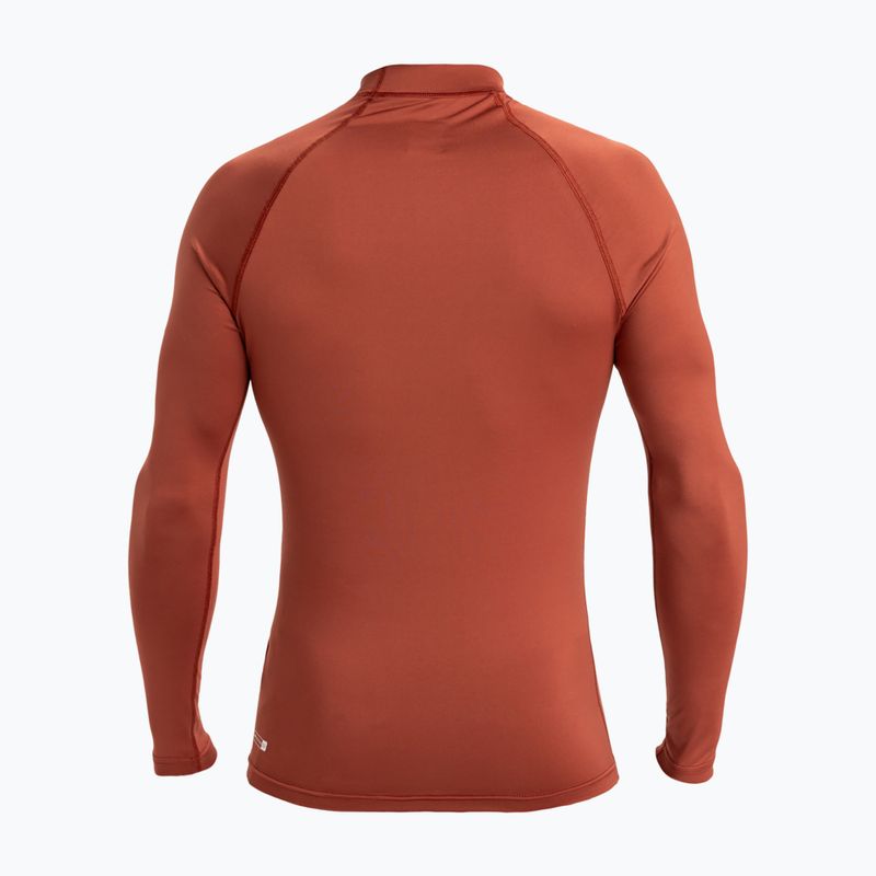 Longsleeve de înot pentru bărbați Quiksilver Everyday UPF50 henna 2