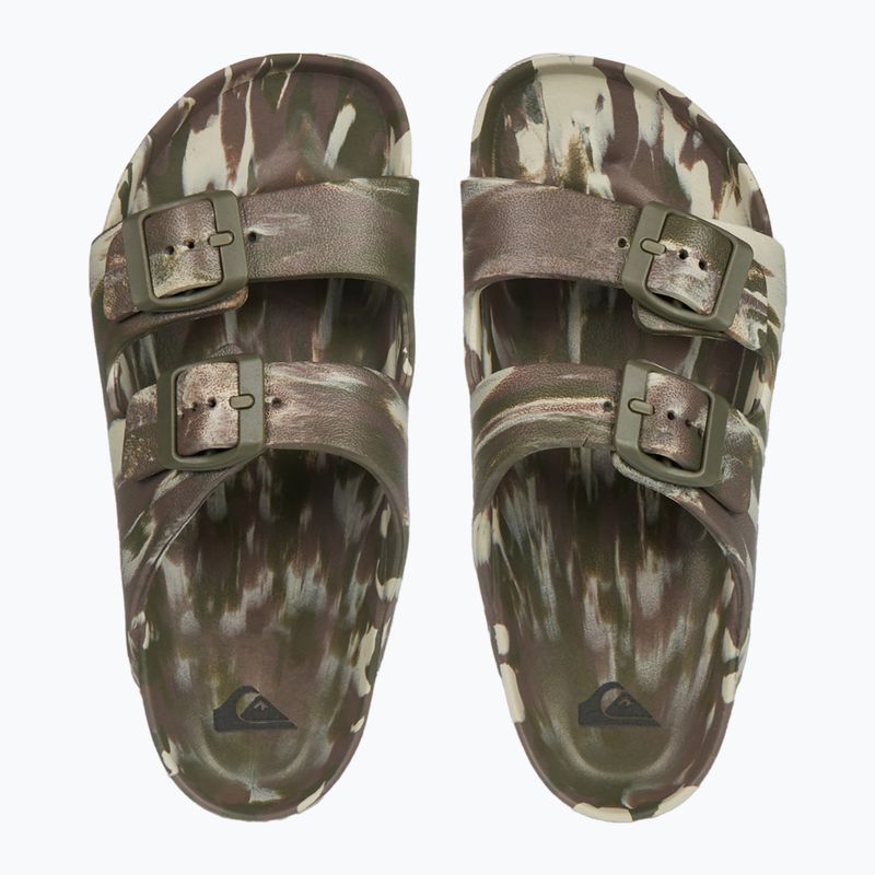 Papuci pentru copii Quiksilver Embark RF green 1 2