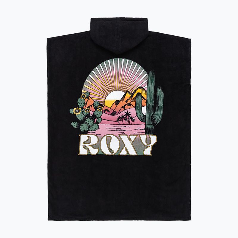 Pncho pentru femei ROXY Infinite Lagoon anthracite 2