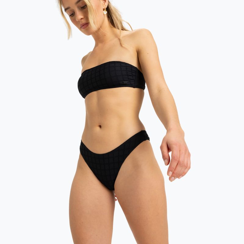 Costum de baie din două piese pentru femei ROXY Bandeau Cheeky anthracite 2