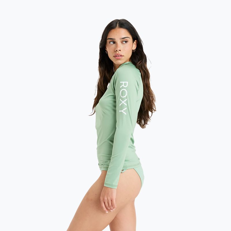 Longsleeve de înot pentru femei ROXY Whole Hearted basil 4