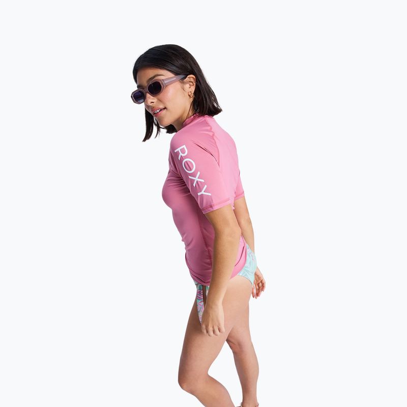 Tricou de înot pentru femei ROXY Whole Hearted heather rose 4