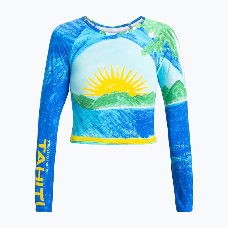 Longsleeve de înot pentru femei ROXY Atlas Crop Top skyway 5