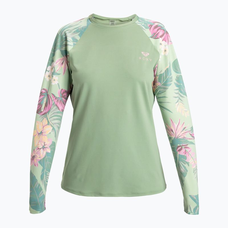 Longleeve de înot pentru femei ROXY Into The Sun foam green coastal breeze