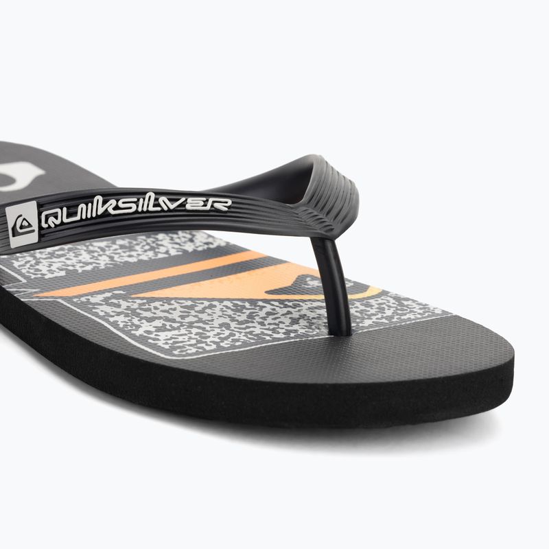 Șlapi pentru bărbați Quiksilver Java Art black 1 7