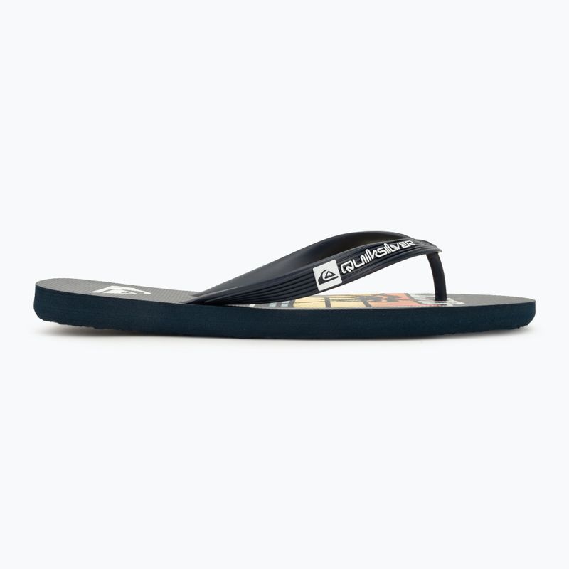 Șlapi pentru bărbați Quiksilver Java Art blue 5 2