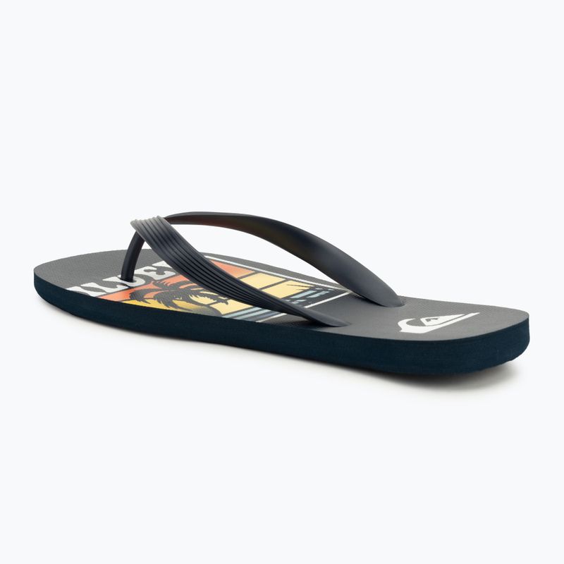 Șlapi pentru bărbați Quiksilver Java Art blue 5 3