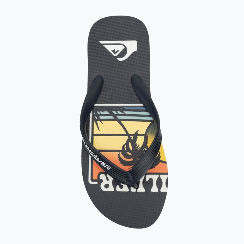 Șlapi pentru bărbați Quiksilver Java Art blue 5 5