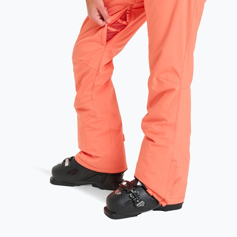 Pantaloni de snowboard pentru femei ROXY Alpine Ridge coral chic 9
