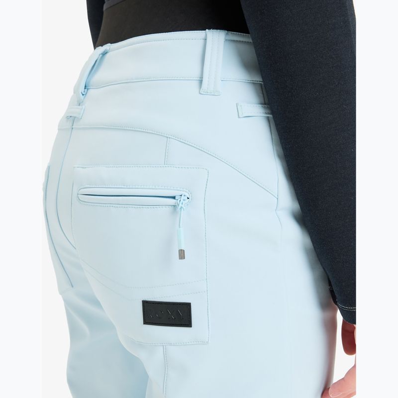 Pantaloni de snowboard pentru femei ROXY Rising High ice blue 5