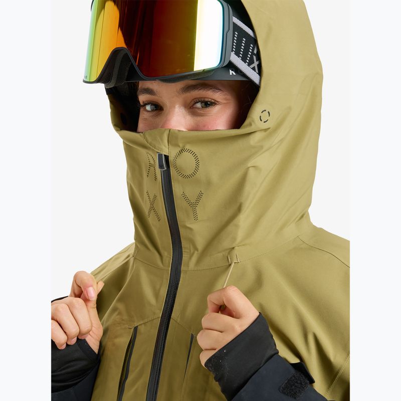 Geacă de snowboard pentru femei ROXY Gore-Tex Stretch Purelines fennel seed 5
