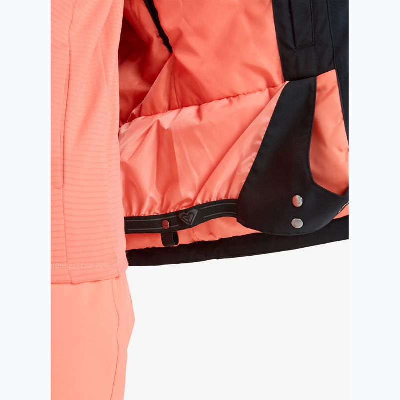 Geacă de snowboard pentru femei ROXY Free Jet true black/big flower 14