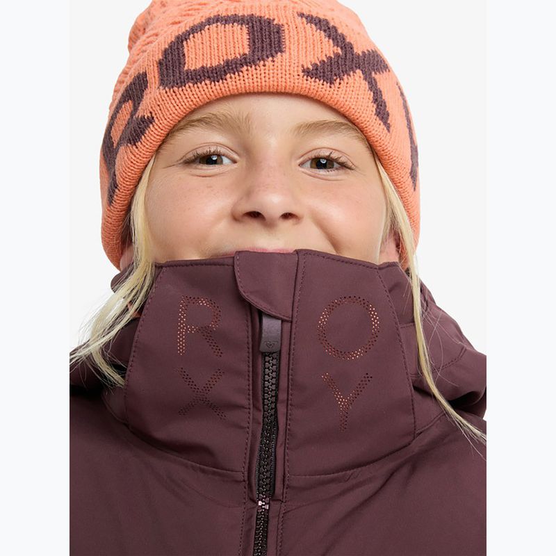 Geacă de snowboard pentru copii ROXY Free Jet Block discreet mauve 6