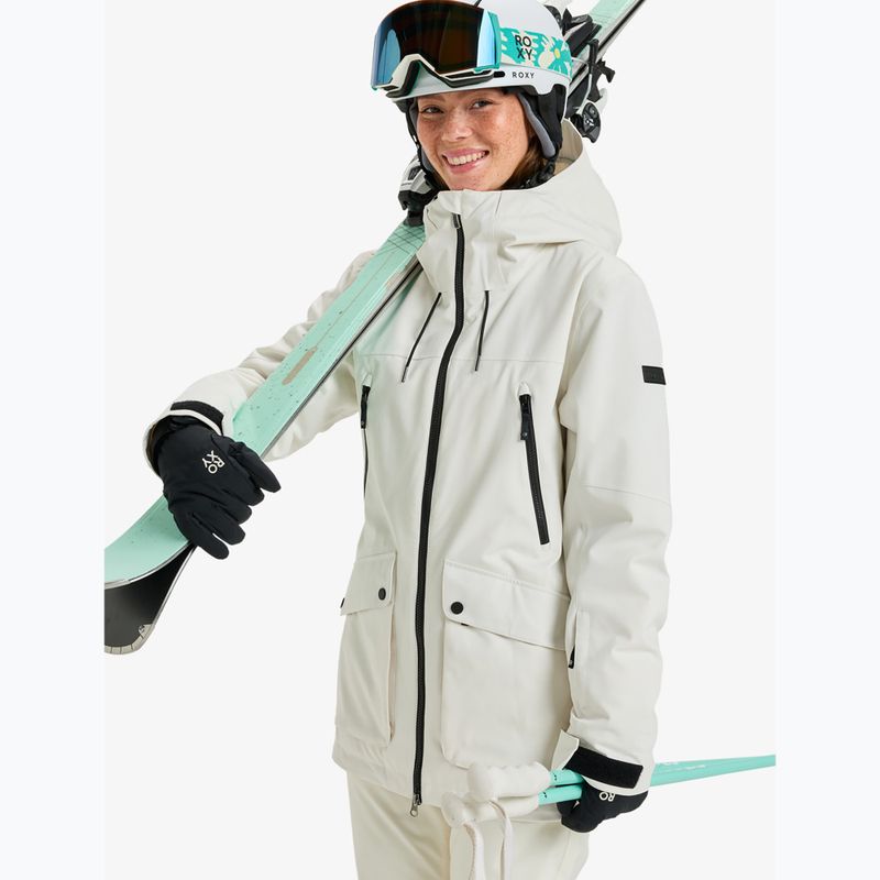 Geacă de snowboard pentru femei ROXY Stated whisper white 5