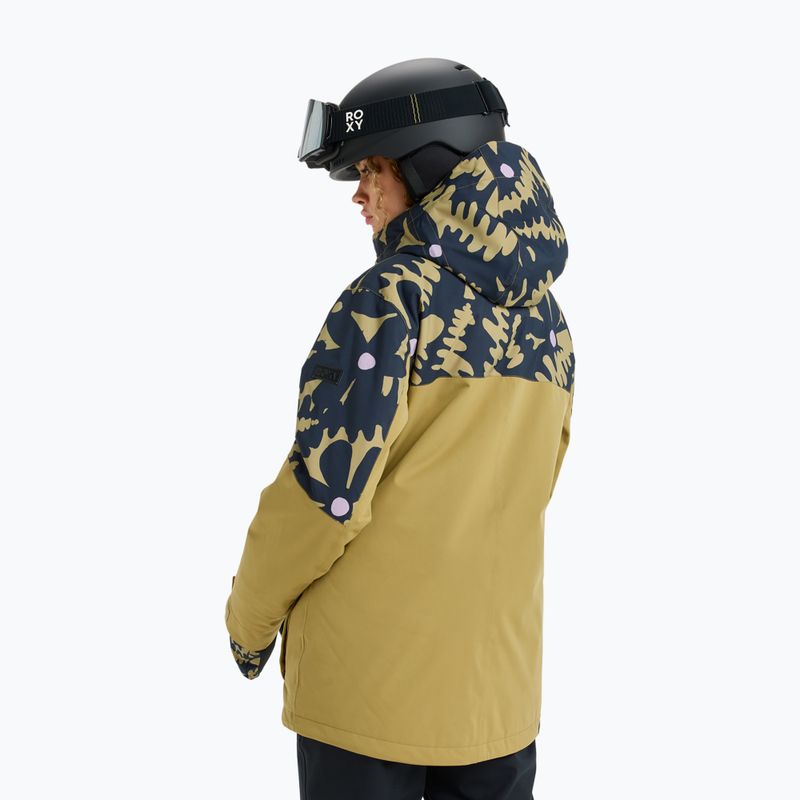 Geacă de snowboard pentru femei ROXY Stated fennel seed/big flower 3