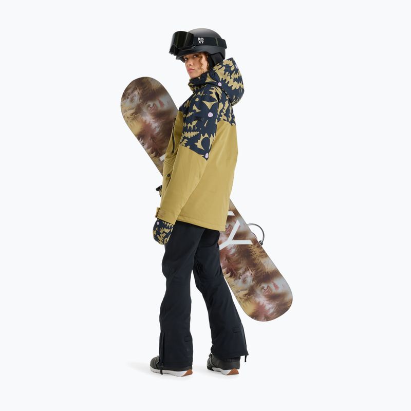 Geacă de snowboard pentru femei ROXY Stated fennel seed/big flower 4