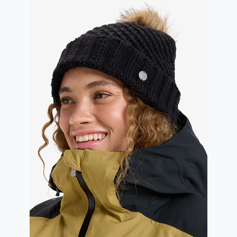 Căciulă de iarnă pentru femei ROXY Blizzard Beanie true black 5