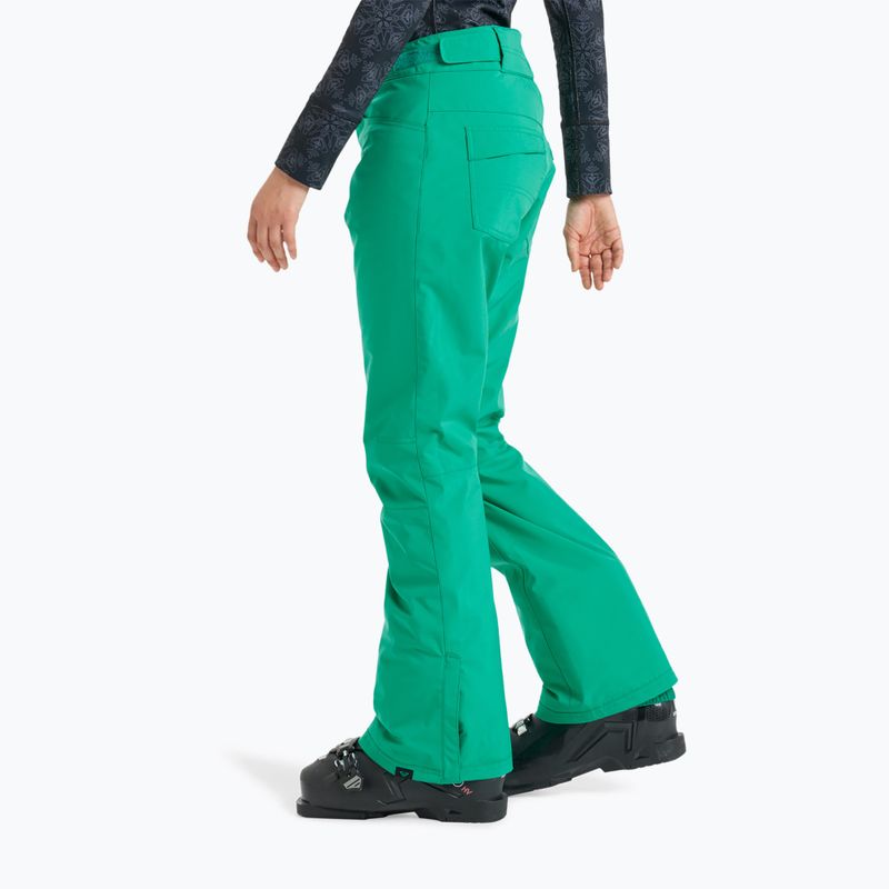 Pantaloni de snowboard pentru femei ROXY Backyard vivid green 5