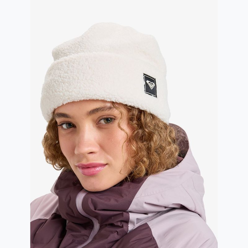 Căciulă de iarnă pentru femei ROXY Valwood Beanie whisper white 5