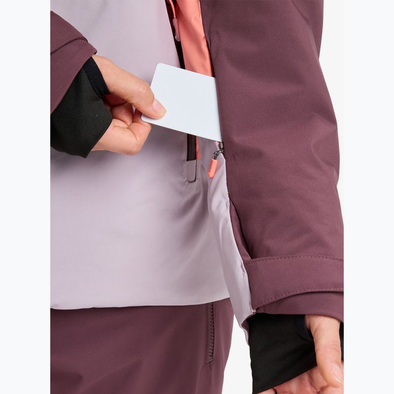 Geacă de snowboard pentru femei ROXY Stormdash huckleberry 9