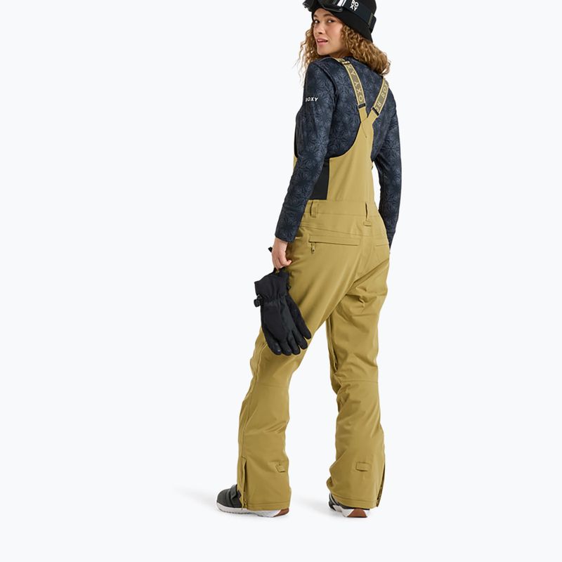 Pantaloni de snowboard pentru femei ROXY Rideout Bib fennel seed 2