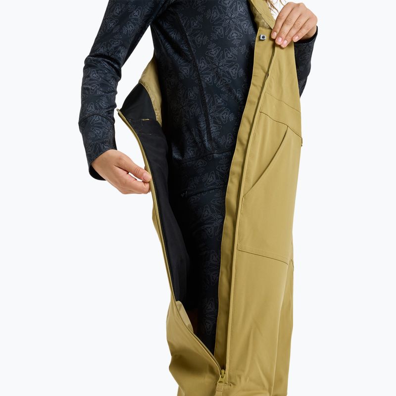 Pantaloni de snowboard pentru femei ROXY Rideout Bib fennel seed 9