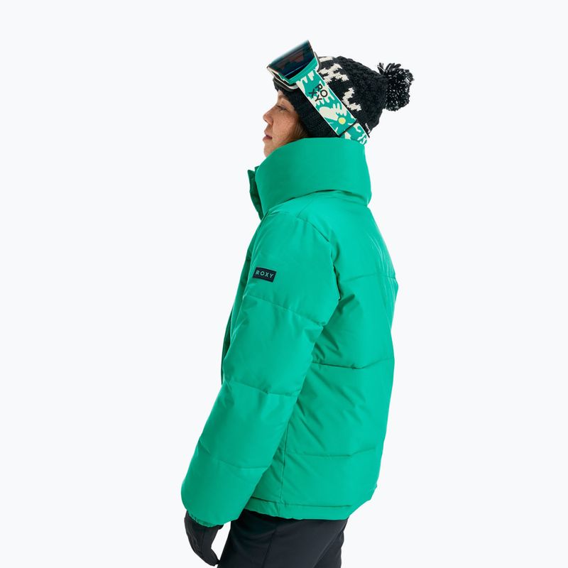 Geacă de snowboard pentru femei ROXY Snow Winter Rebel vivid green 5
