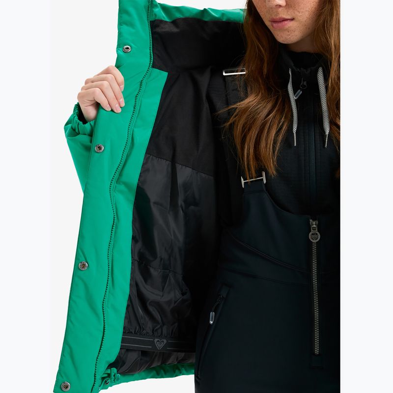 Geacă de snowboard pentru femei ROXY Snow Winter Rebel vivid green 8