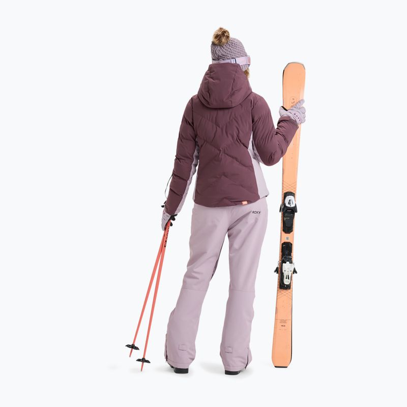 Geacă de snowboard pentru femei ROXY Snowdrift huckleberry 4