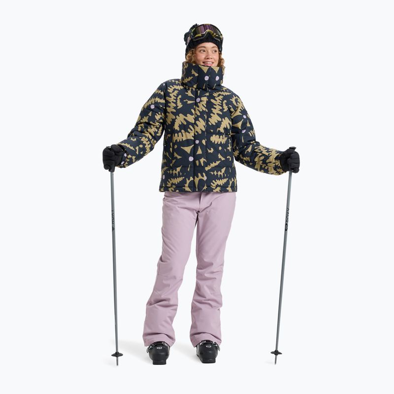Geacă de snowboard pentru femei ROXY Snow Winter Rebel fennel seed/big flower 2
