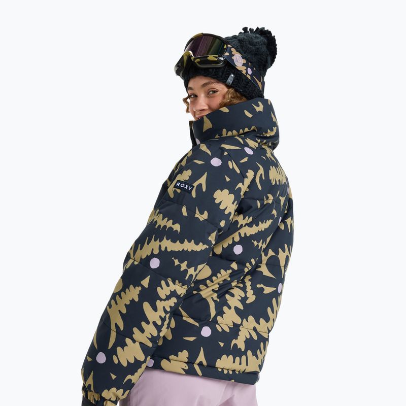 Geacă de snowboard pentru femei ROXY Snow Winter Rebel fennel seed/big flower 4