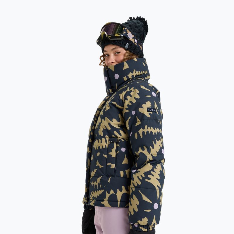 Geacă de snowboard pentru femei ROXY Snow Winter Rebel fennel seed/big flower 5