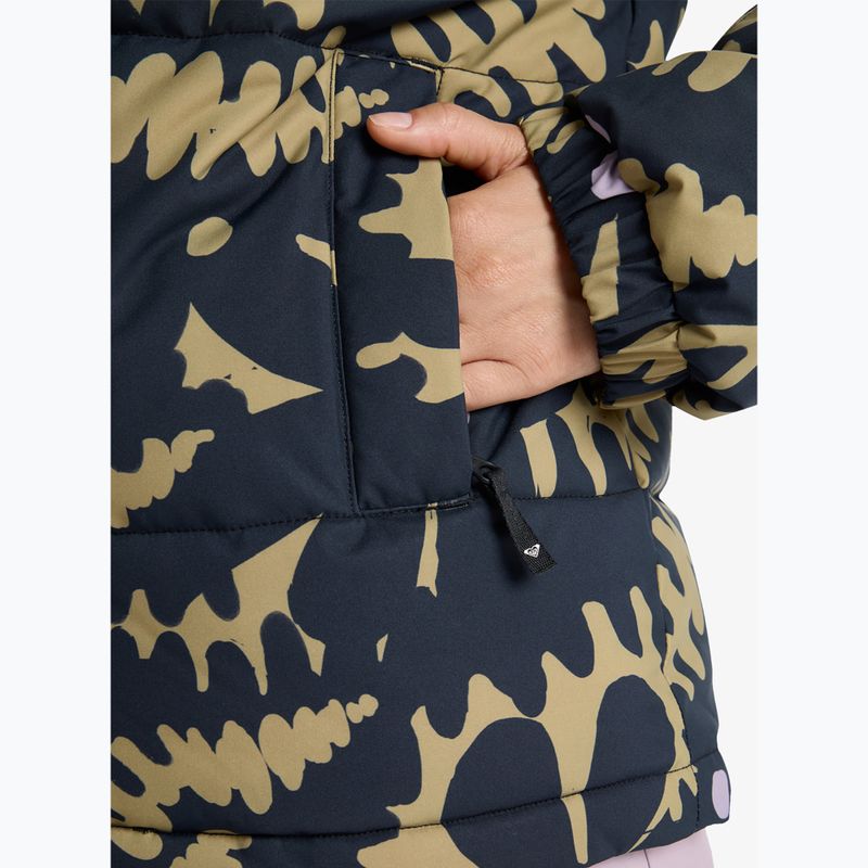 Geacă de snowboard pentru femei ROXY Snow Winter Rebel fennel seed/big flower 7