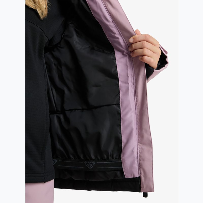 Geacă de snowboard pentru copii ROXY Snowsylva true black 8