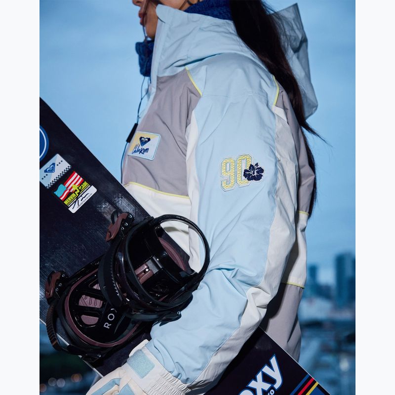 Geacă de snowboard pentru femei ROXY Chloe Kim Anorak ash 16