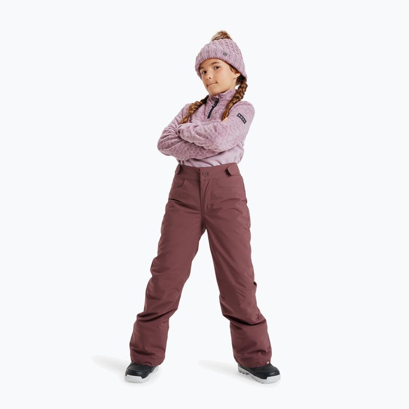 Pantaloni de snowboard pentru copii ROXY Backyard huckleberry 2
