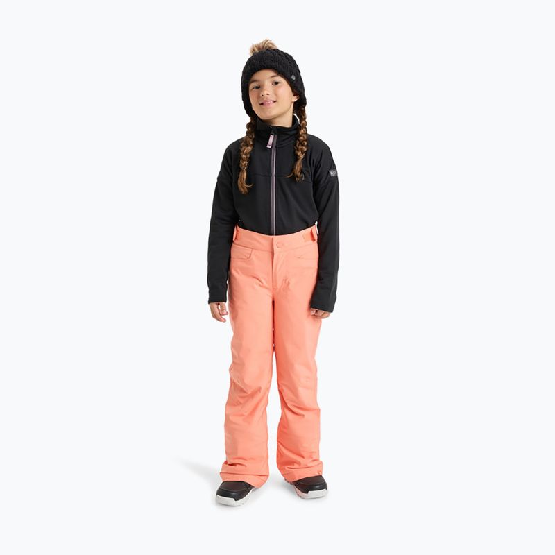 Pantaloni de snowboard pentru copii ROXY Backyard coral chic 2