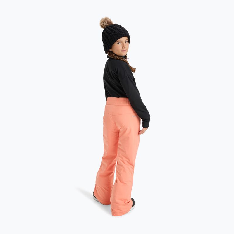 Pantaloni de snowboard pentru copii ROXY Backyard coral chic 3