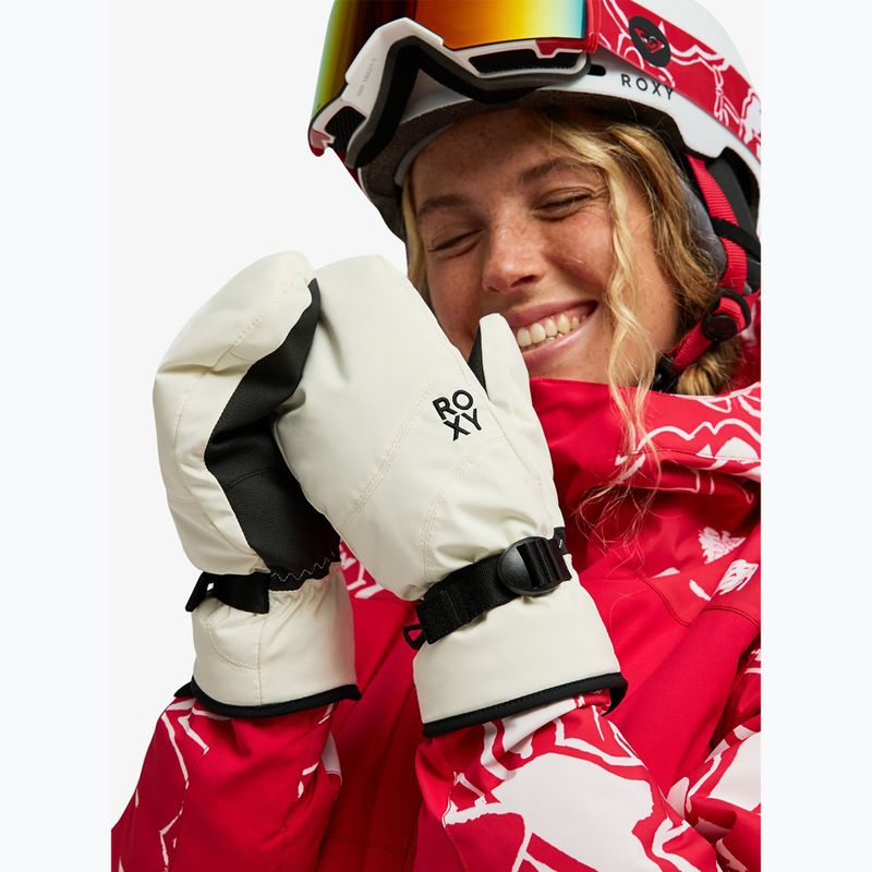 Mănuși de snowboard pentru femei Roxy Jetty Solid whisper white 6