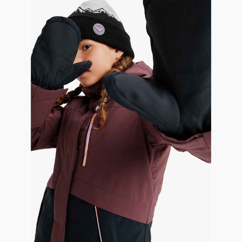 Mănuși de snowboard pentru copii Roxy Jetty Solid Mitt true black 6