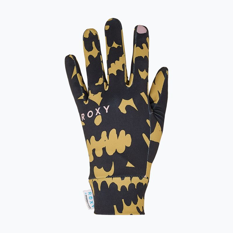 Mănuși de snowboard pentru femei Roxy Hydrosmart Liner fennel seed/big flower 2