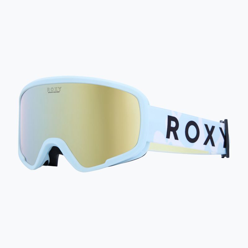 Ochelari de snowboard pentru copii ROXY Missy big flowers/clux ml light blue 5
